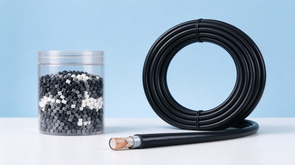 TUV&UL Dual-Certified PV Cable Compound